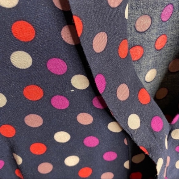 ⭐️2/$35⭐️ Splendid Colourful Sleeveless Polka Dot Split-Neck Tank Top - Picture 6 of 6